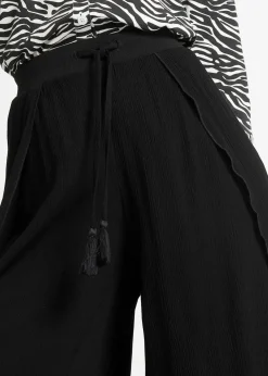 Pantalon effet froissé