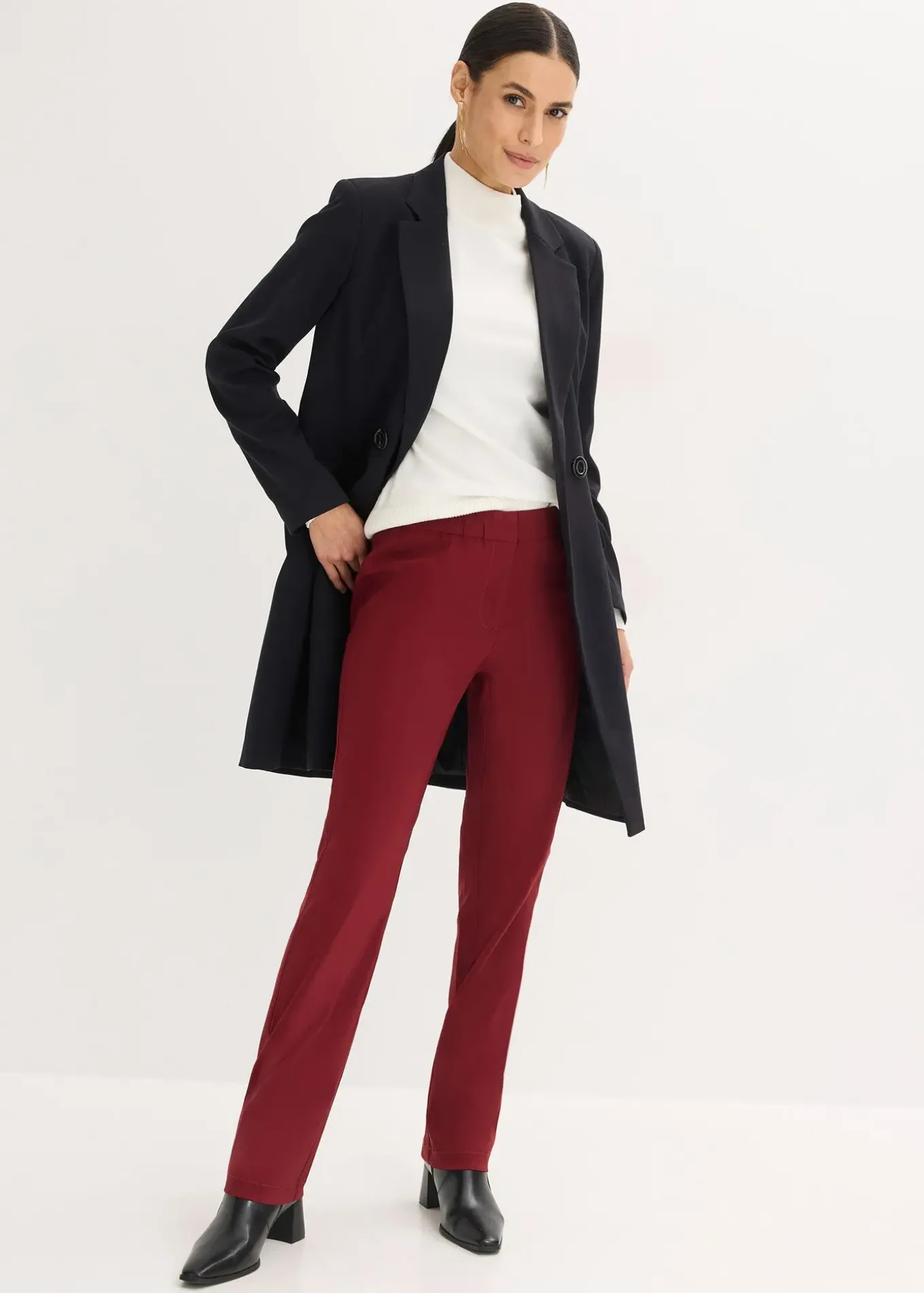 Pantalon en bengaline extensible