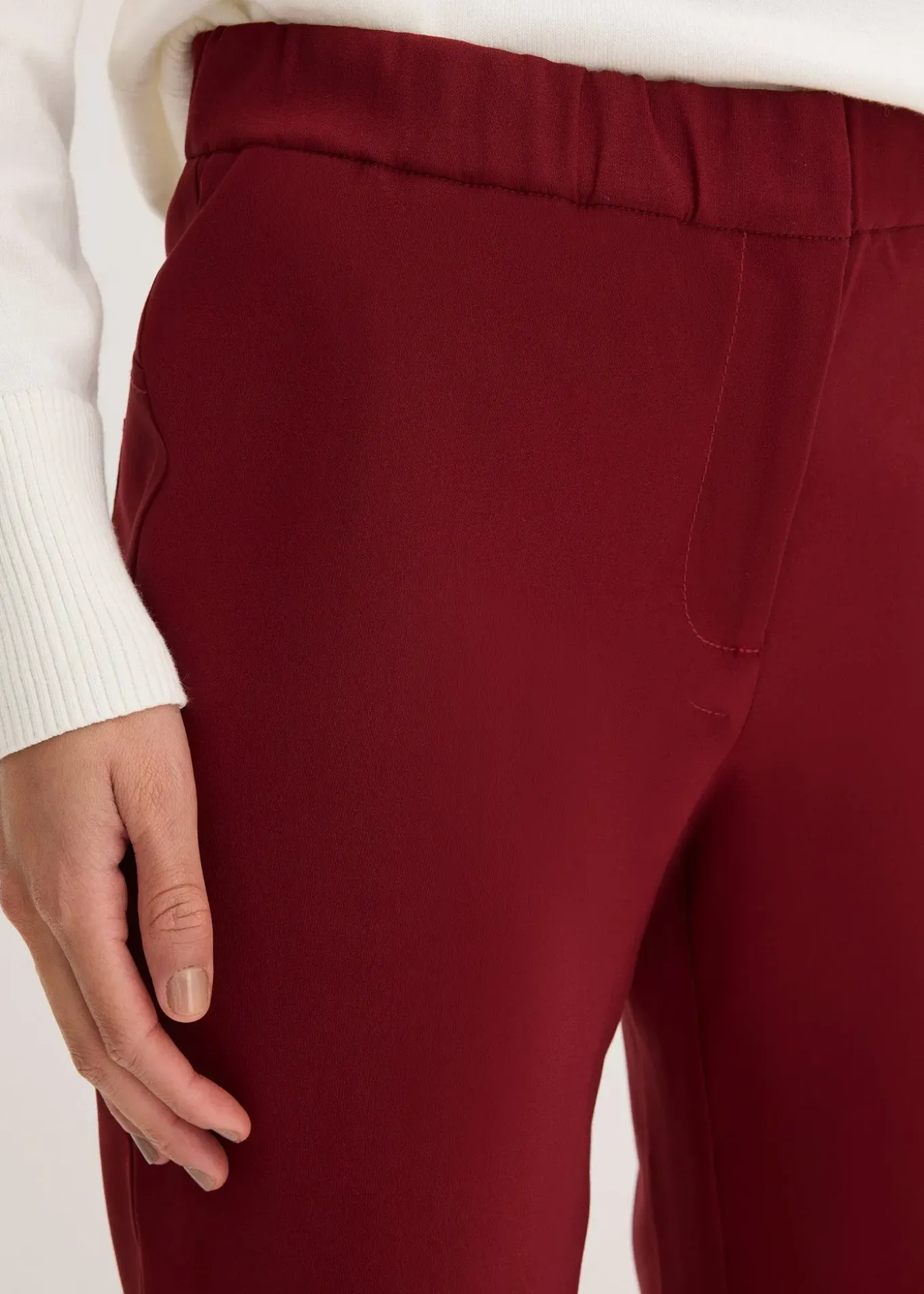 Pantalon en bengaline extensible