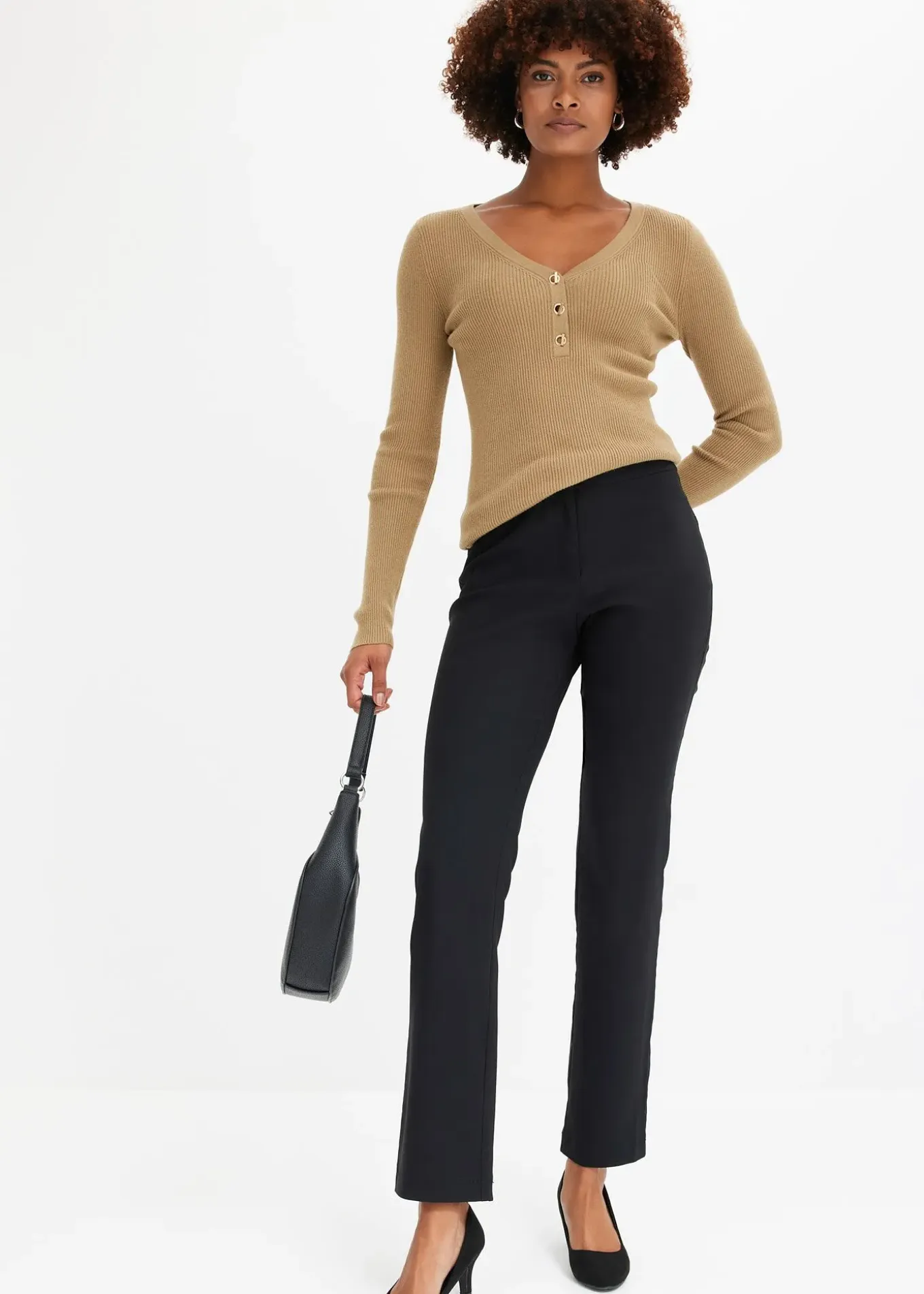 Pantalon en bengaline extensible