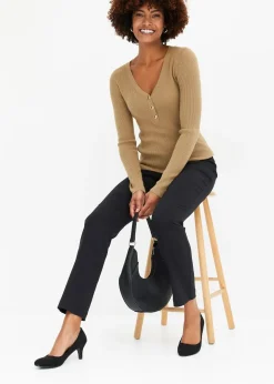 Pantalon en bengaline extensible