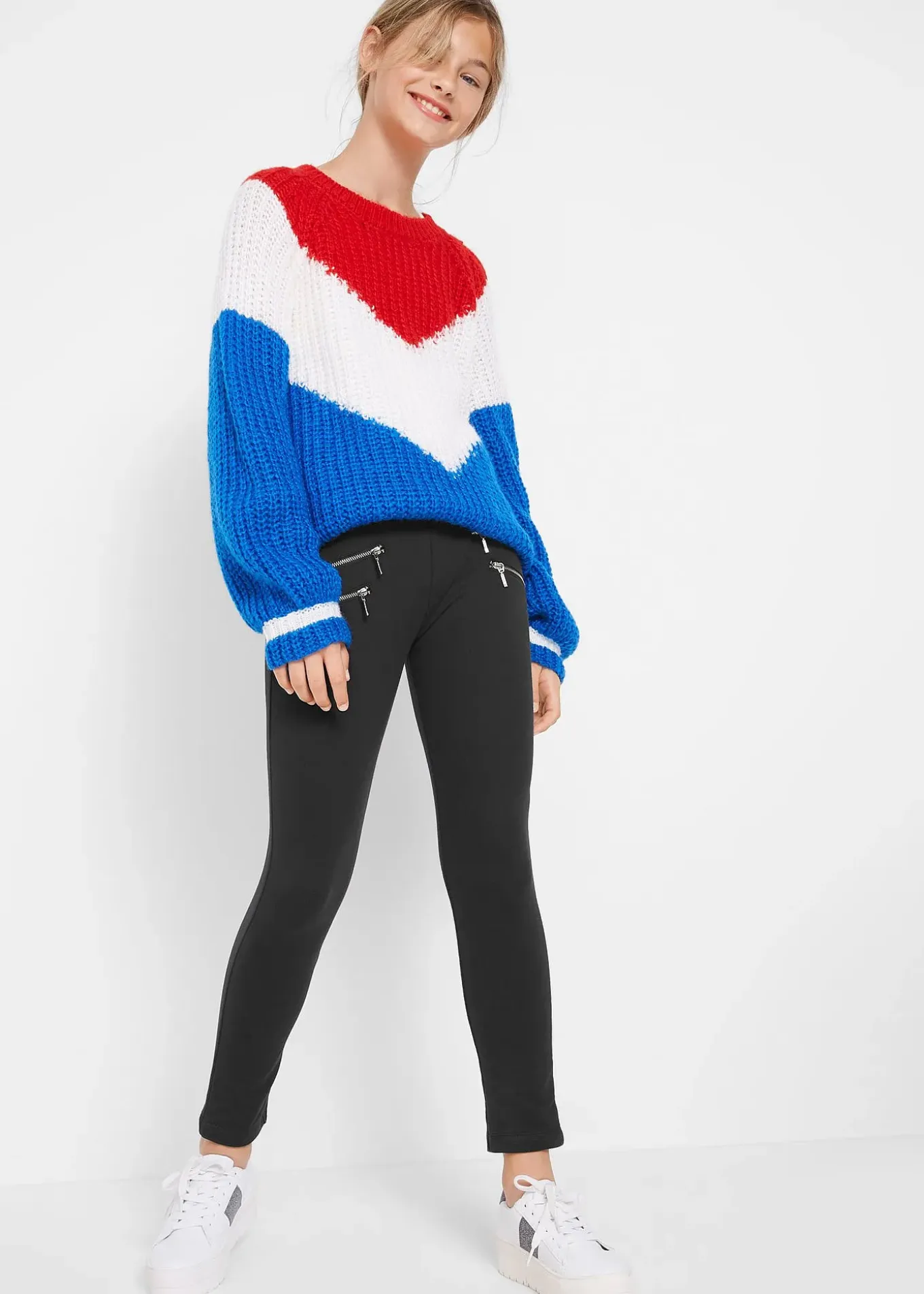 Pantalon en coton extensible