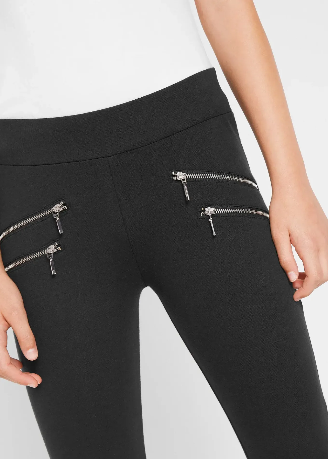 Pantalon en coton extensible