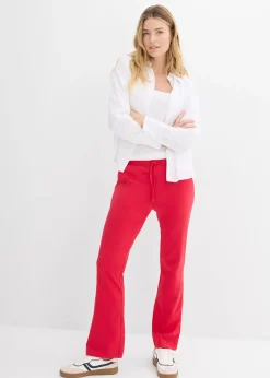 Pantalon en coton extensible