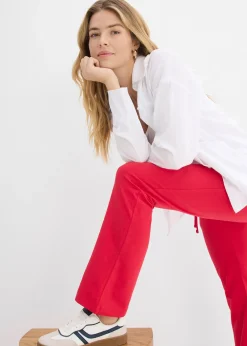 Pantalon en coton extensible