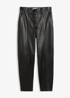 Pantalon en cuir d’agneau nappa