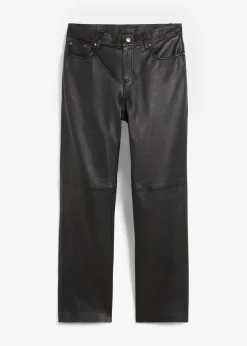 Pantalon en cuir d’agneau nappa