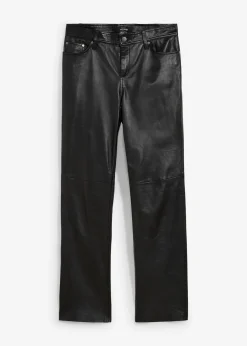 Pantalon en cuir d’agneau nappa