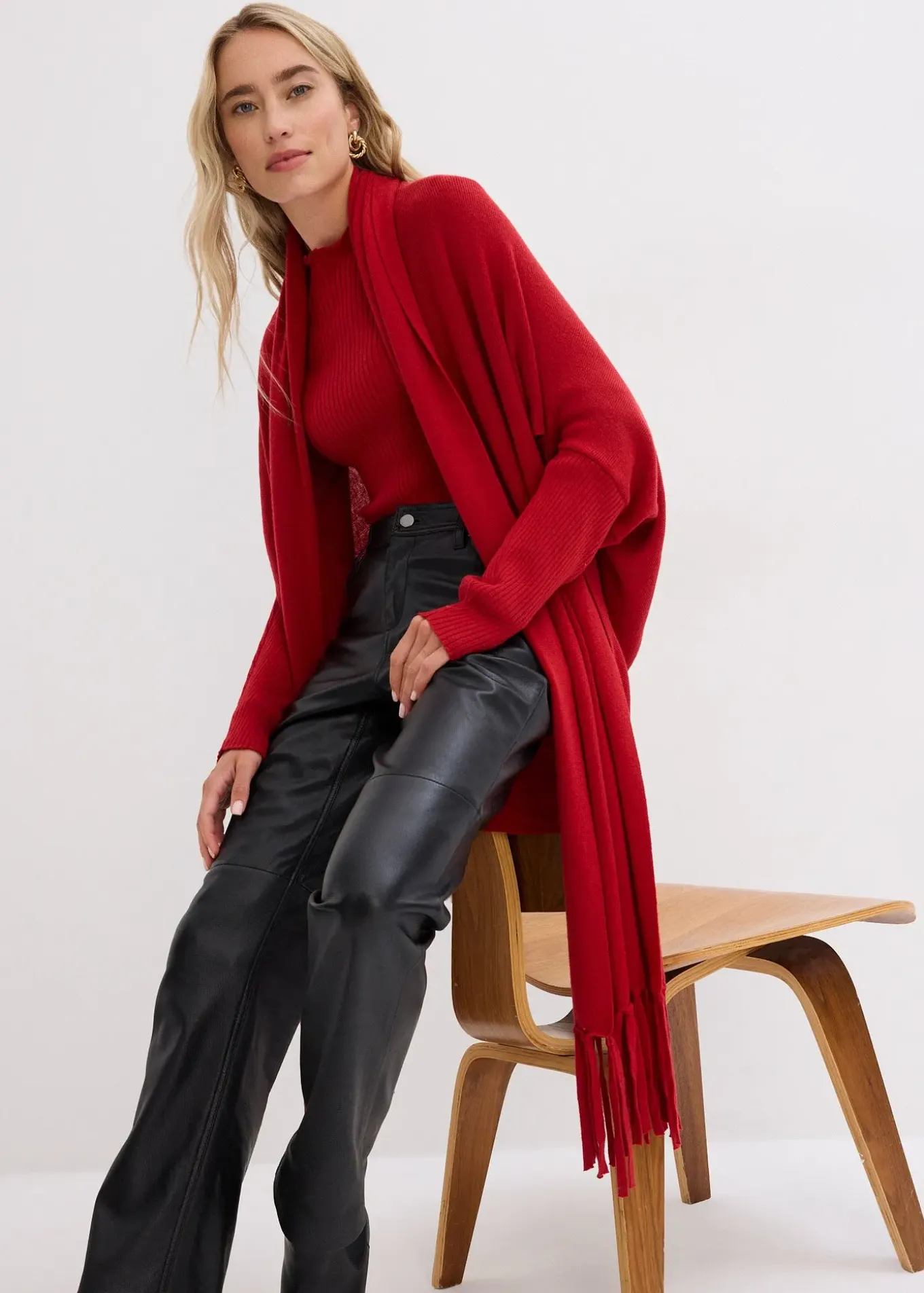 Pantalon en cuir d’agneau nappa