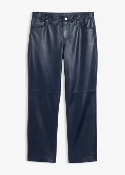 Pantalon en cuir d’agneau nappa