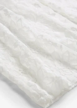 Pantalon en dentelle à taille élastiquée