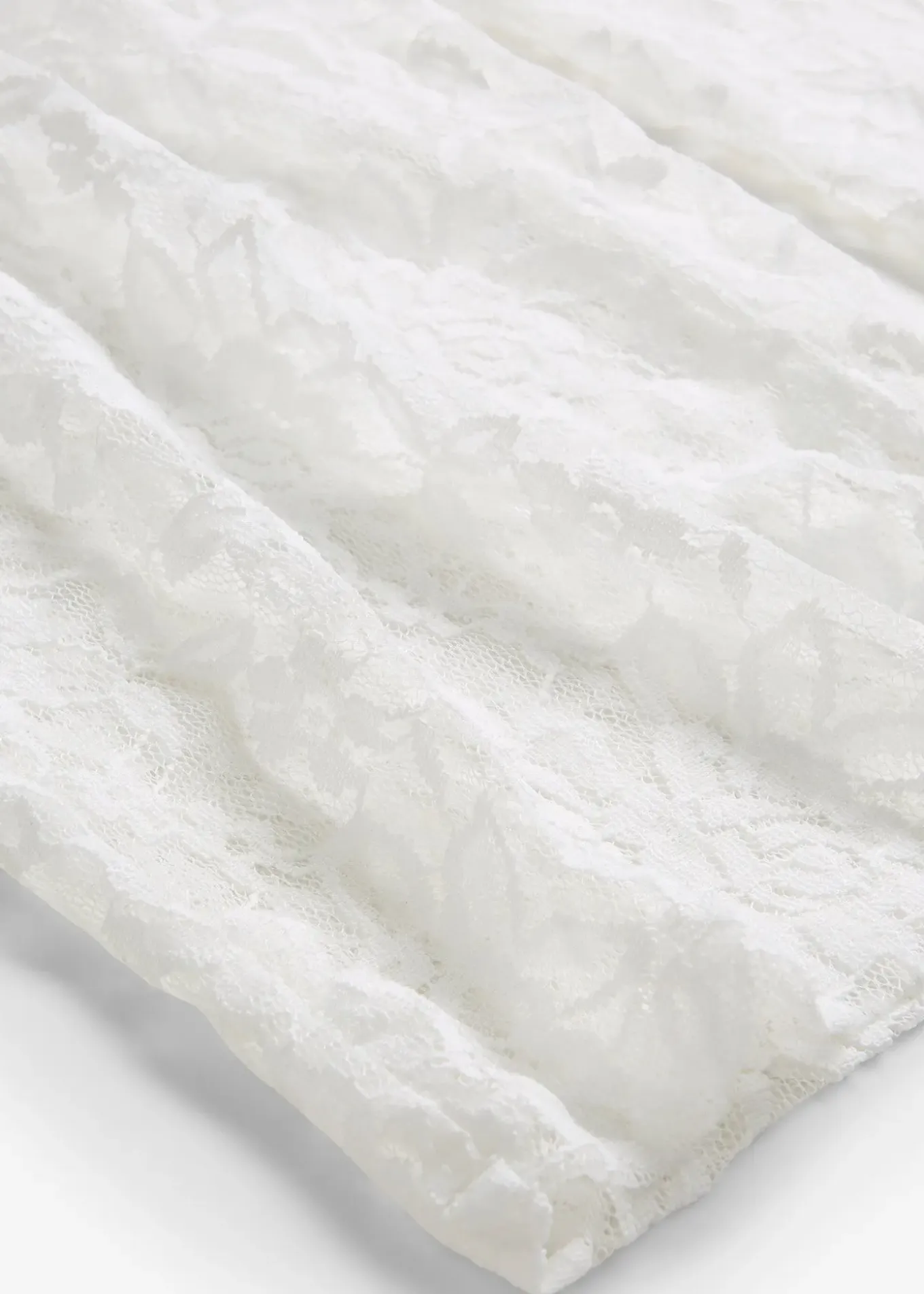 Pantalon en dentelle à taille élastiquée