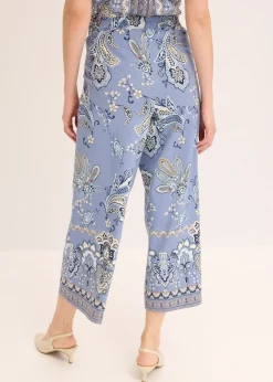 Pantalon en jersey à imprimé paisley