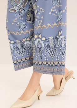 Pantalon en jersey à imprimé paisley