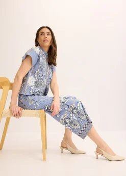 Pantalon en jersey à imprimé paisley