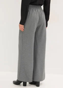 Pantalon en jersey à patte décorative