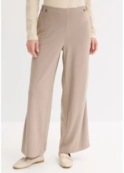 Pantalon en jersey à patte décorative