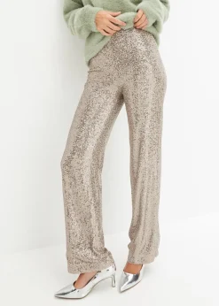 Pantalon en jersey à sequins