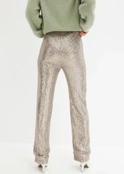 Pantalon en jersey à sequins