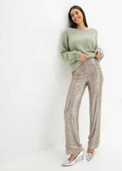 Pantalon en jersey à sequins