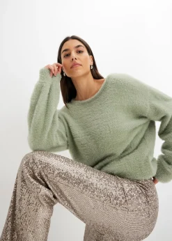 Pantalon en jersey à sequins