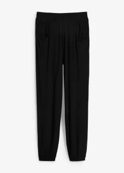 Pantalon en jersey à taille élastiquée