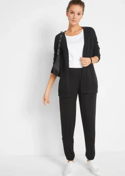 Pantalon en jersey à taille élastiquée