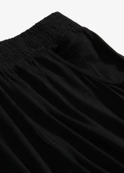 Pantalon en jersey à taille élastiquée