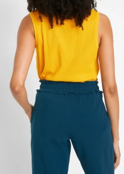 Pantalon en jersey coton extensible