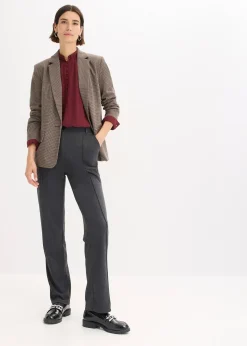 Pantalon en jersey coton avec passepoil