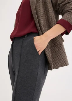 Pantalon en jersey coton avec passepoil