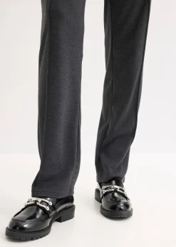 Pantalon en jersey coton avec passepoil