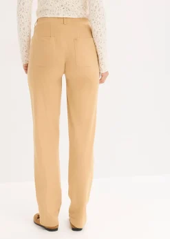 Pantalon en jersey coton avec passepoil