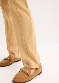 Pantalon en jersey coton avec passepoil