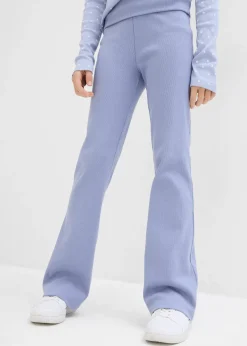 Pantalon en jersey de coton côtelé