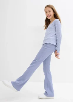 Pantalon en jersey de coton côtelé