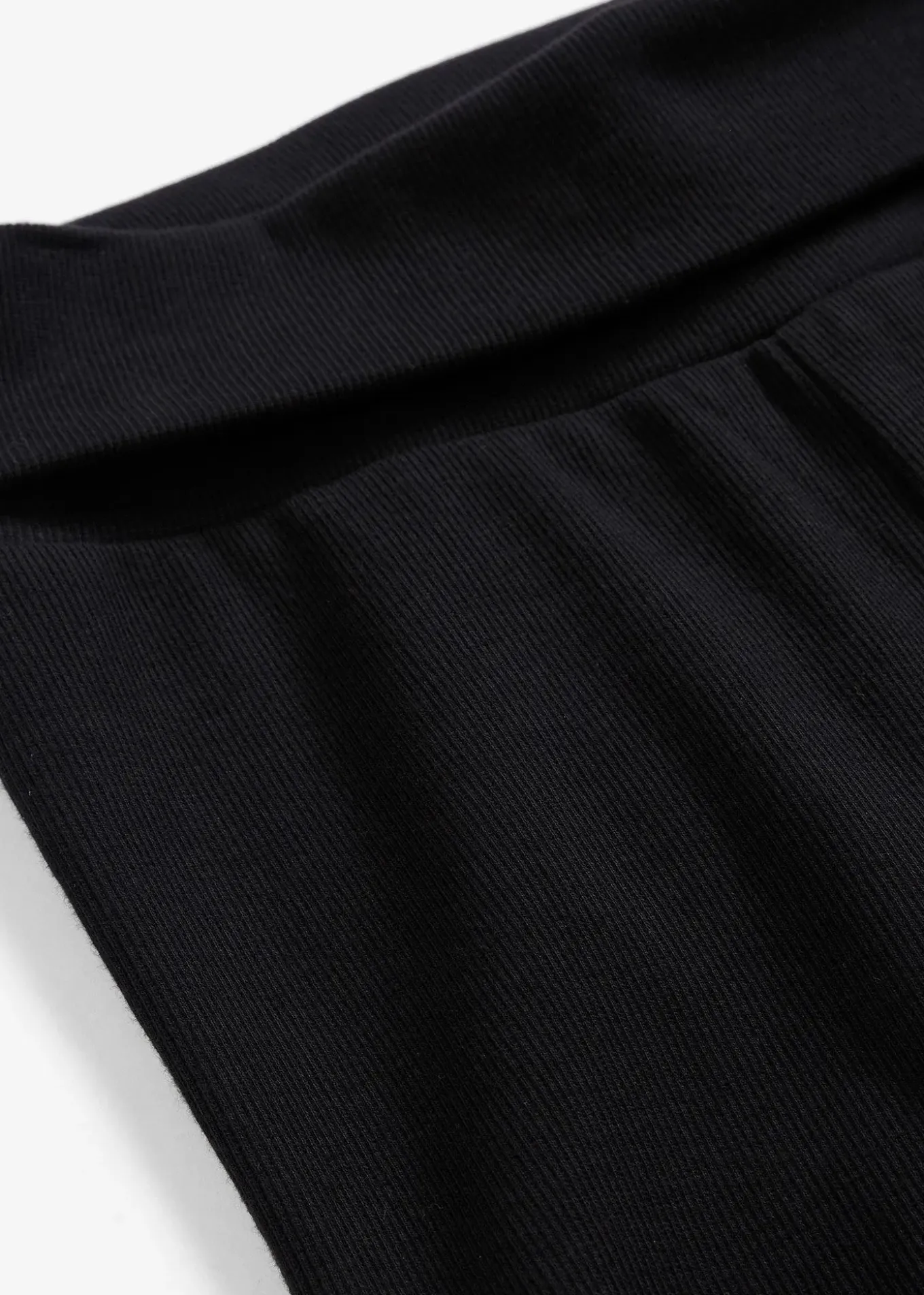 Pantalon en jersey de coton côtelé