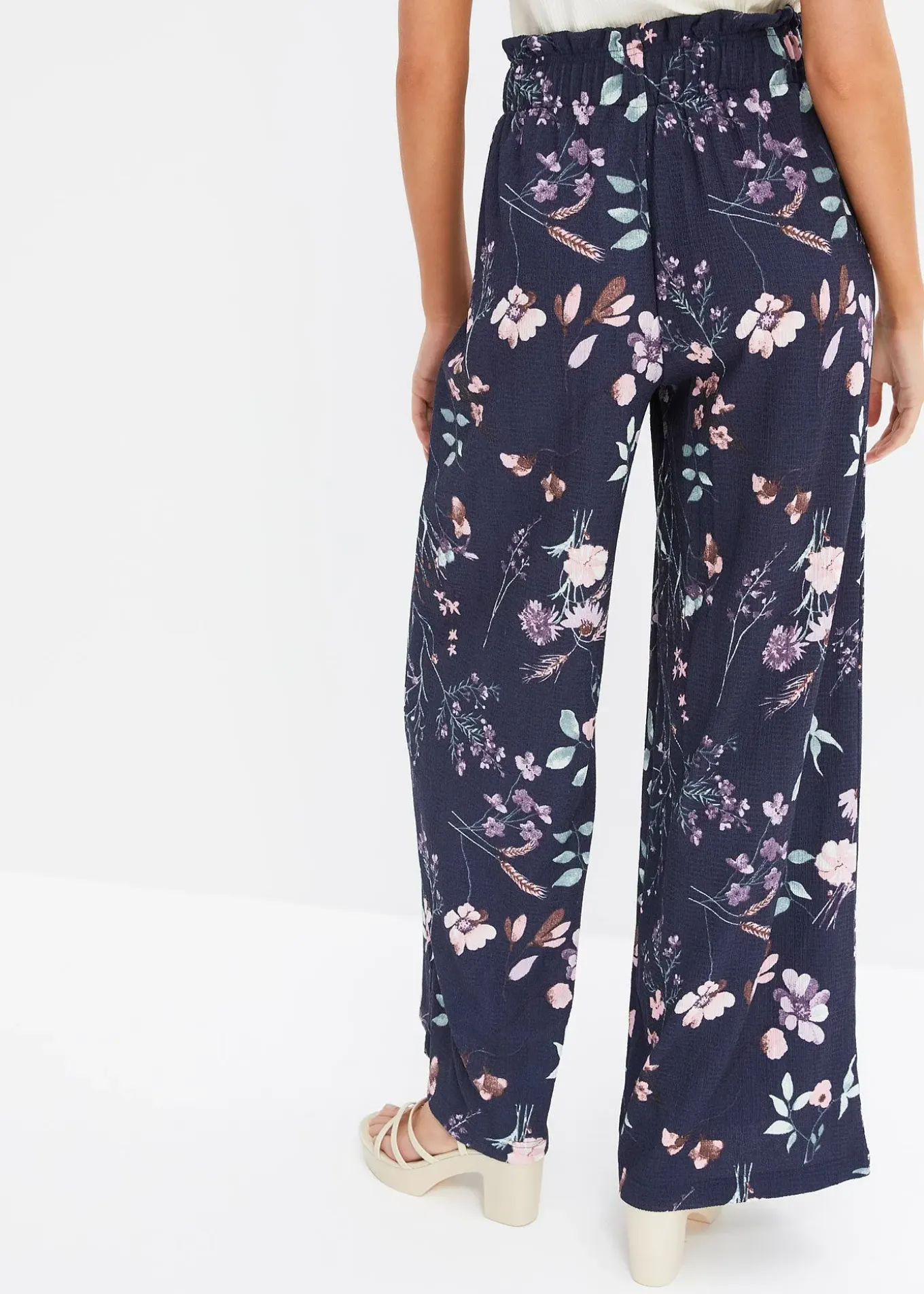 Pantalon en jersey de crêpe léger