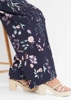 Pantalon en jersey de crêpe léger