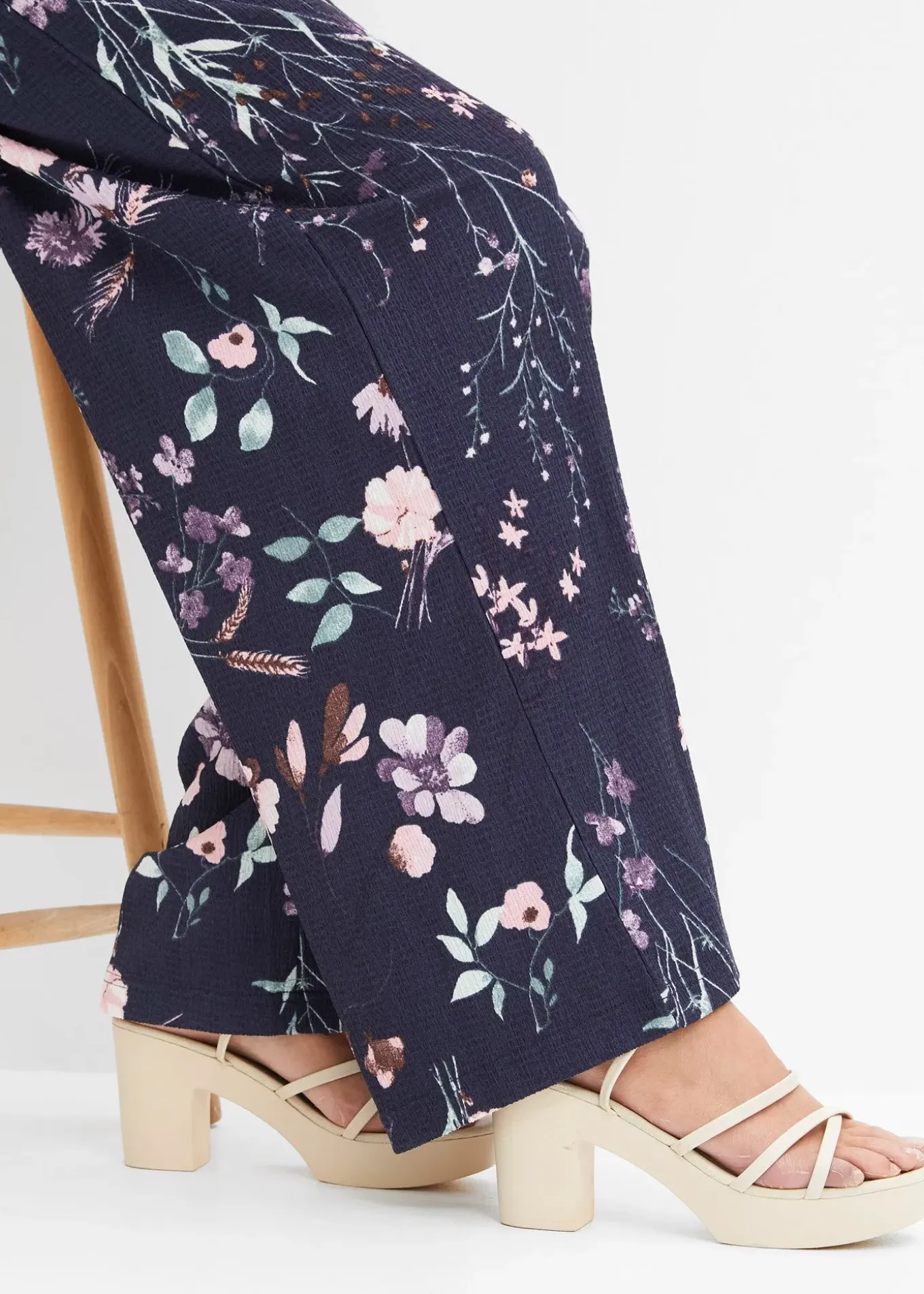 Pantalon en jersey de crêpe léger