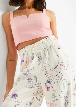 Pantalon en jersey de crêpe léger