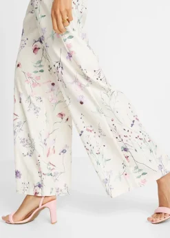 Pantalon en jersey de crêpe léger