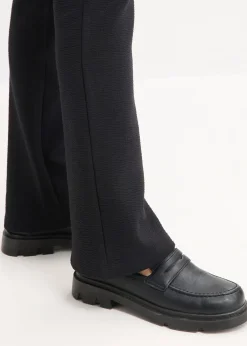 Pantalon en jersey effet froissé