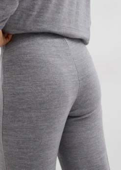 Pantalon en jersey effet maille