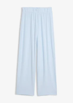 Pantalon en jersey effet maille