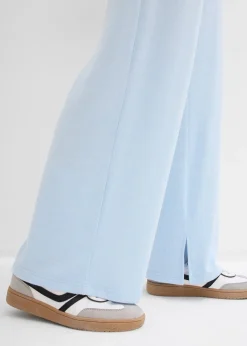 Pantalon en jersey effet maille