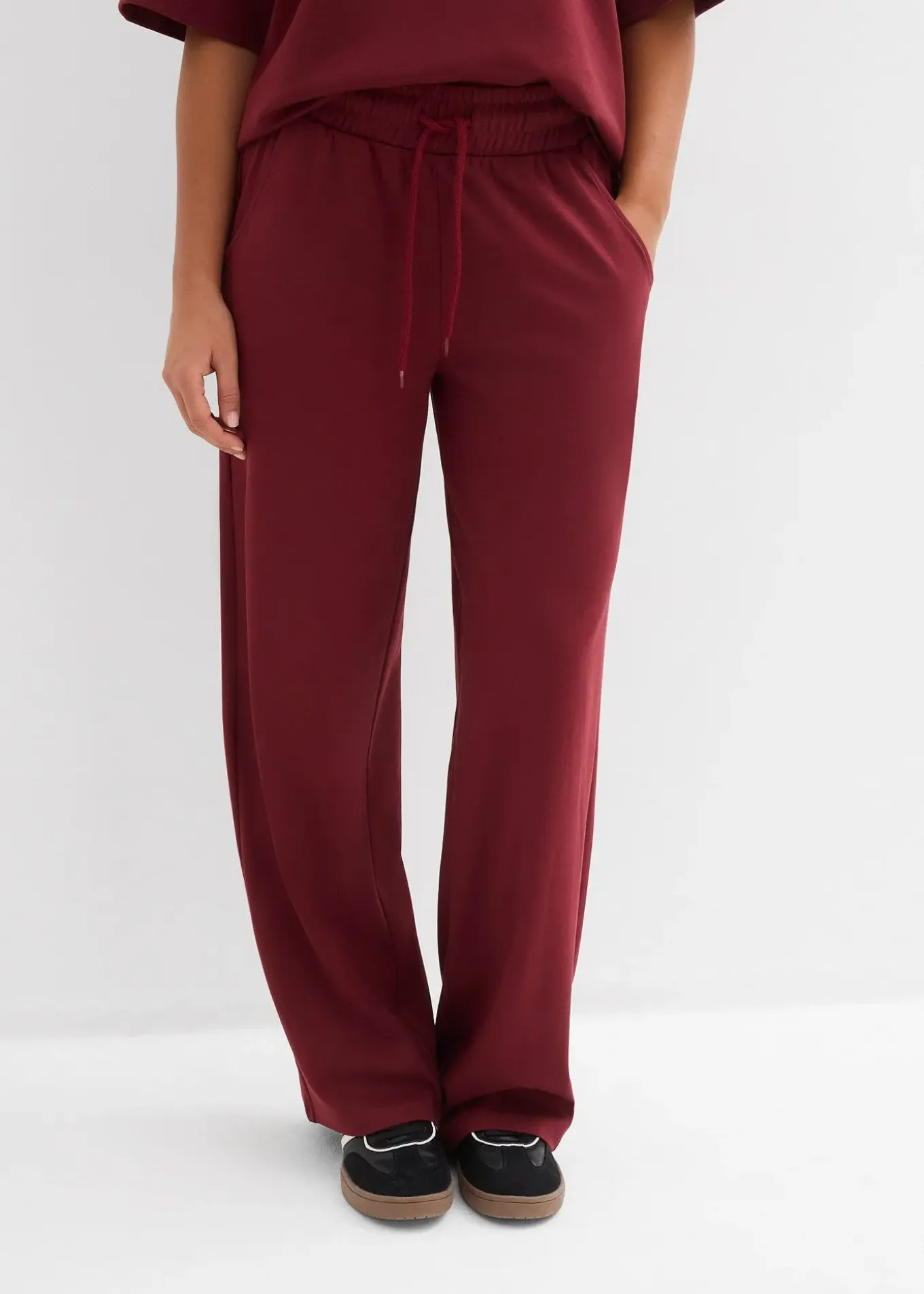Pantalon en jersey interlock