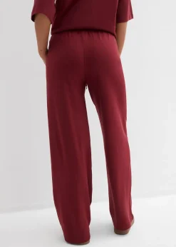 Pantalon en jersey interlock
