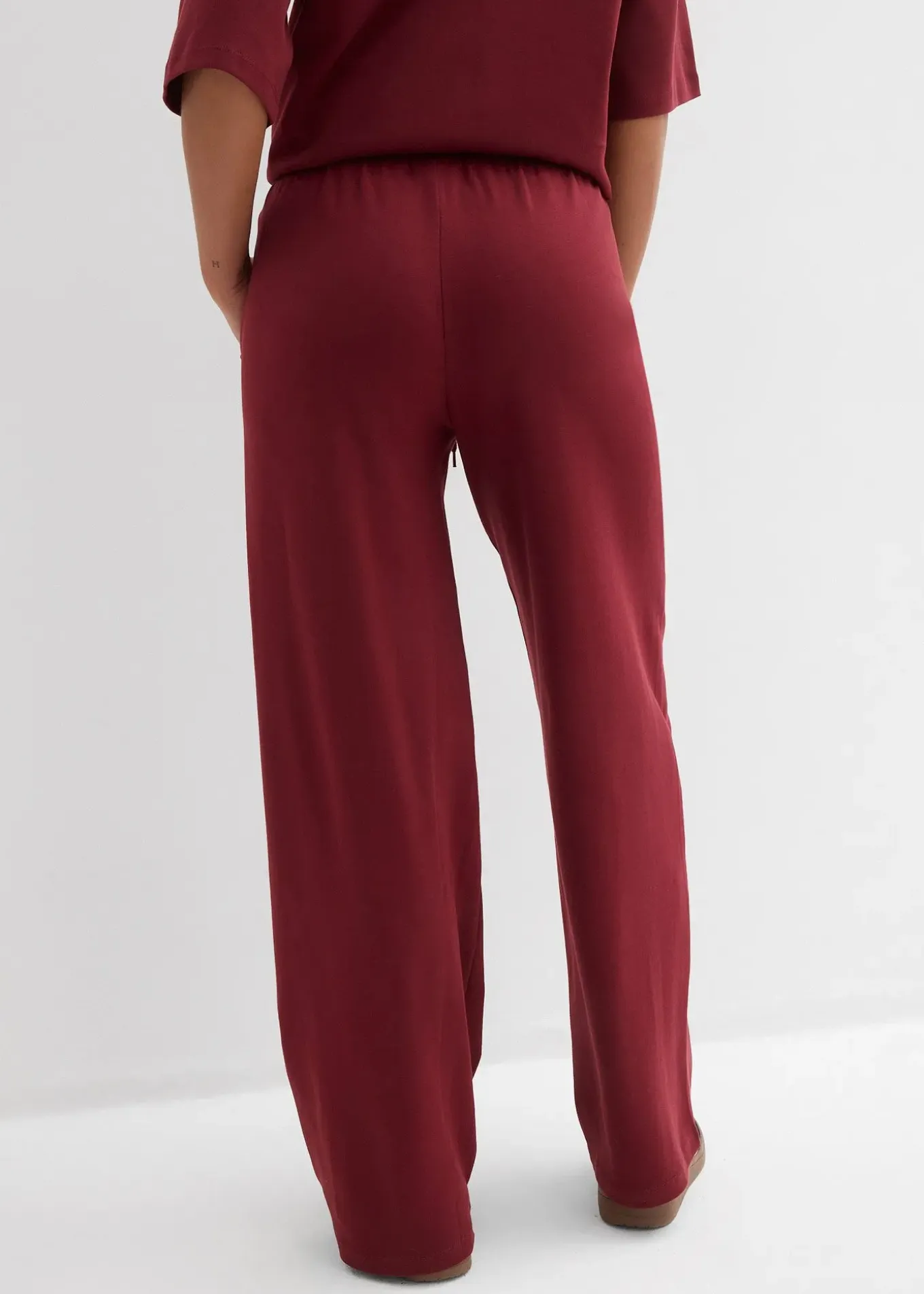 Pantalon en jersey interlock