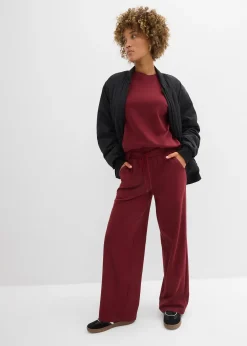 Pantalon en jersey interlock